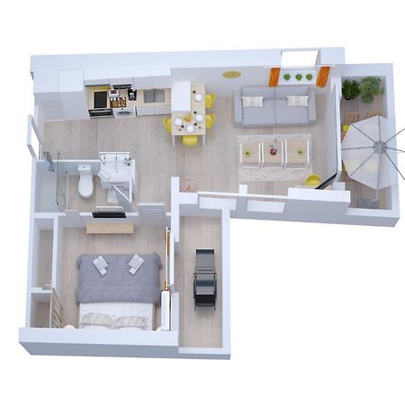 Soleil D'Ete - Netflix & Wifi - Balcon - Climatisation - Parking Gratuit - Check-In 24H24 - Emplacement Velos - Goodmarning Châlons-en-Champagne Εξωτερικό φωτογραφία