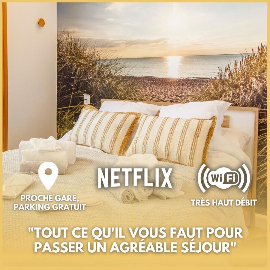 Soleil D'Ete - Netflix & Wifi - Balcon - Climatisation - Parking Gratuit - Check-In 24H24 - Emplacement Velos - Goodmarning Châlons-en-Champagne Εξωτερικό φωτογραφία