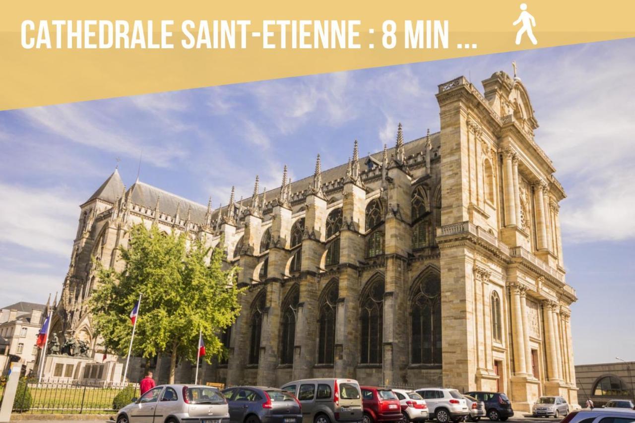 Soleil D'Ete - Netflix & Wifi - Balcon - Climatisation - Parking Gratuit - Check-In 24H24 - Emplacement Velos - Goodmarning Châlons-en-Champagne Εξωτερικό φωτογραφία